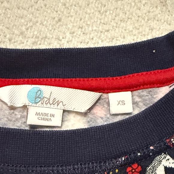 Navy horse and crown Sweat Shirt - Picture 2 of 4